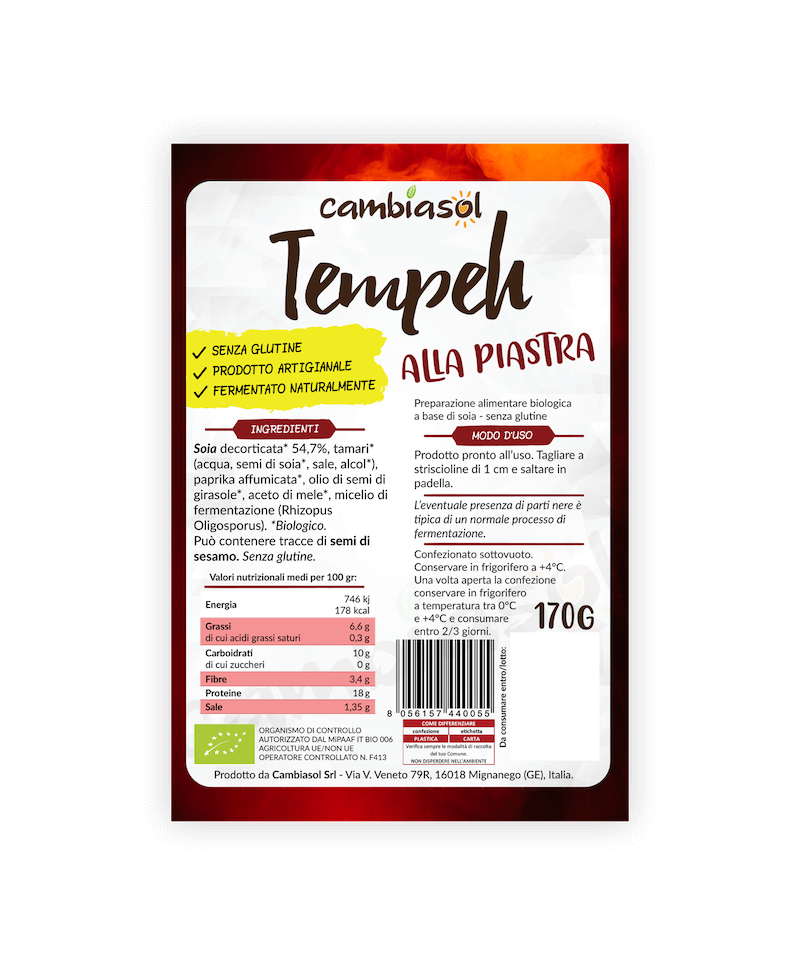 Tempeh Alla Piastra Cambiasol